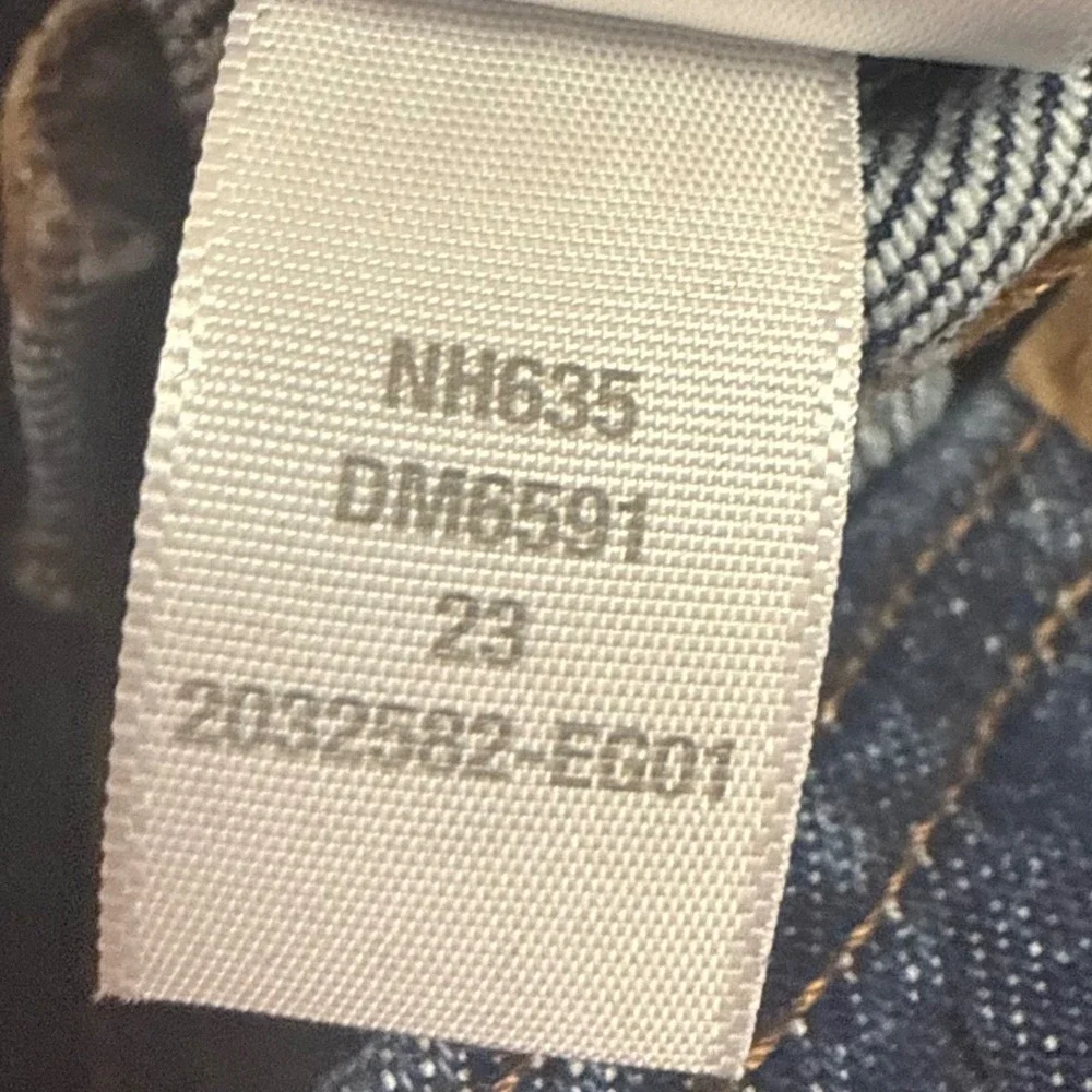 Madewell The Perfect Vintage Straight Jean Women Size 23 Dark Indigo ‎ NH635